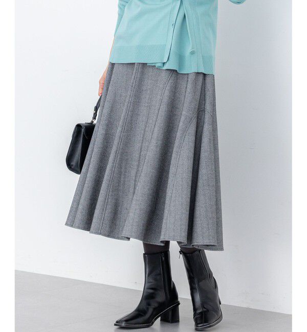 組曲「ツイル起毛フレア スカート」|スカート|モノトーン系7