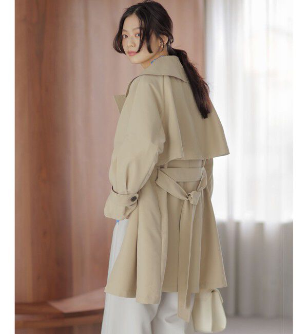 組曲「リラクシング トレンチコート」|トレンチコート|ベージュ系