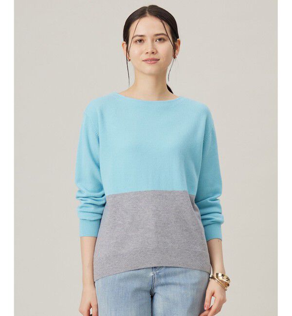 自由区「【洗える】セミウーステッドウールボートネック ニット」|ニット・セーター|ﾒﾝｿｰﾙ&times;ﾗ