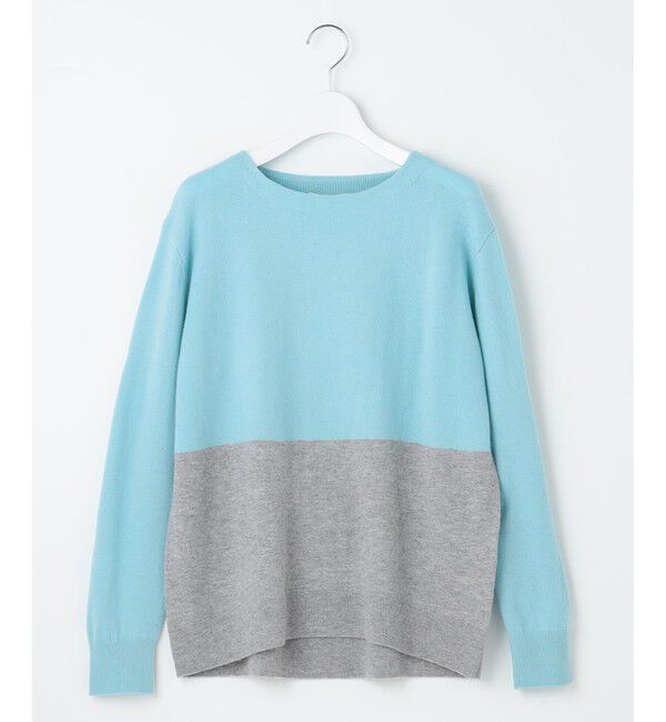 自由区「【洗える】セミウーステッドウールボートネック ニット」|ニット・セーター|