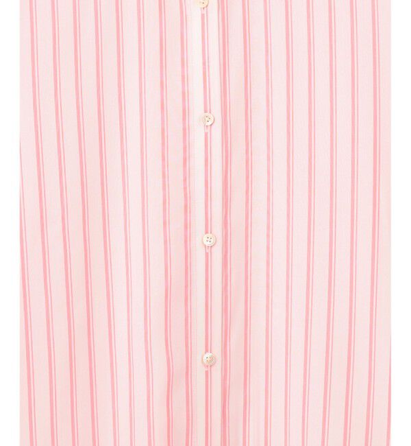 自由区「【洗える】SOMELOSテンセルバンドカラー シャツ」|シャツ・ブラウス|