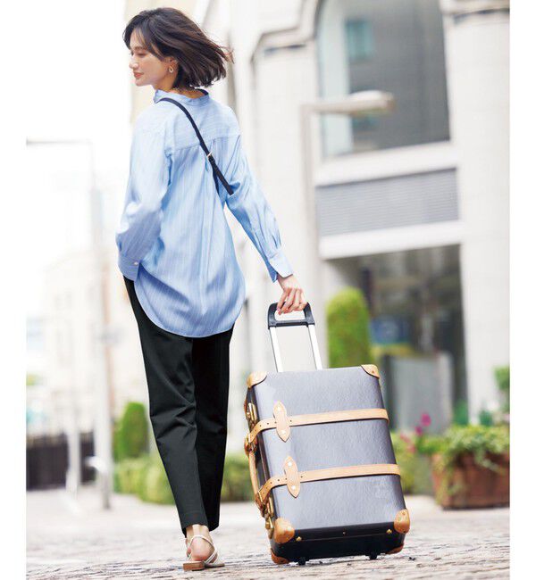 自由区「【洗える】SOMELOSテンセルバンドカラー シャツ」|シャツ・ブラウス|