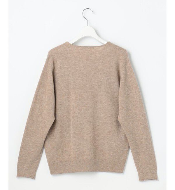 自由区「【SHIHOさん着用】ウールハイゲージVネック ニット」|ニット・セーター|