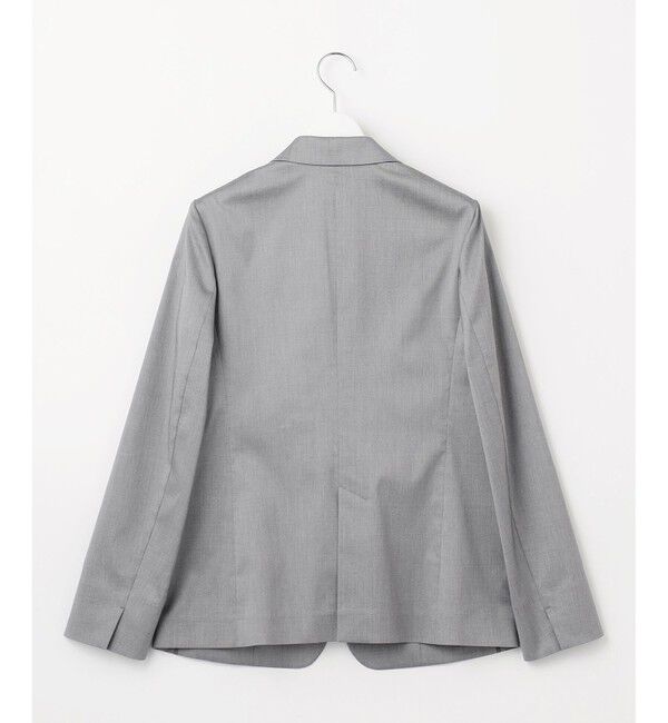 23区「【セットアップ対応/洗える】グロッシーコットンシャンブレー テーラード ジャケット」|テーラードジャケット|