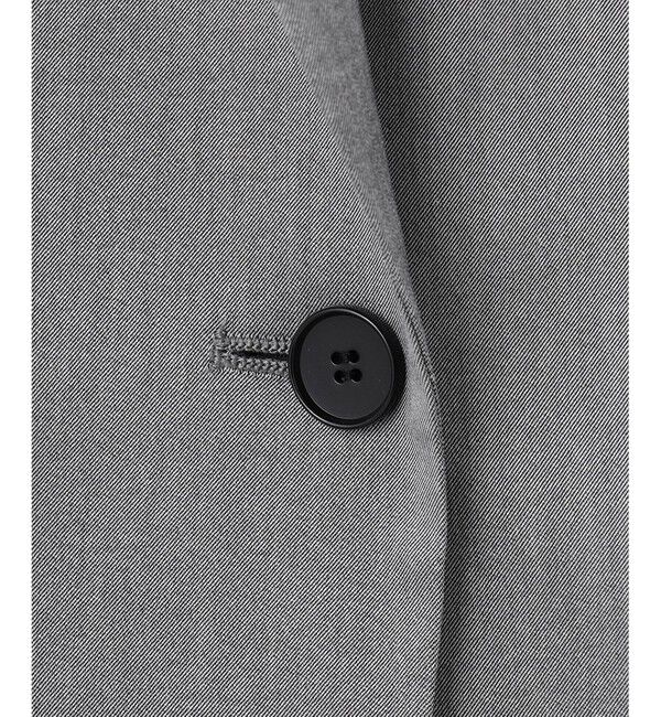 23区「【セットアップ対応/洗える】グロッシーコットンシャンブレー テーラード ジャケット」|テーラードジャケット|