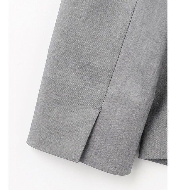 23区「【セットアップ対応/洗える】グロッシーコットンシャンブレー テーラード ジャケット」|テーラードジャケット|
