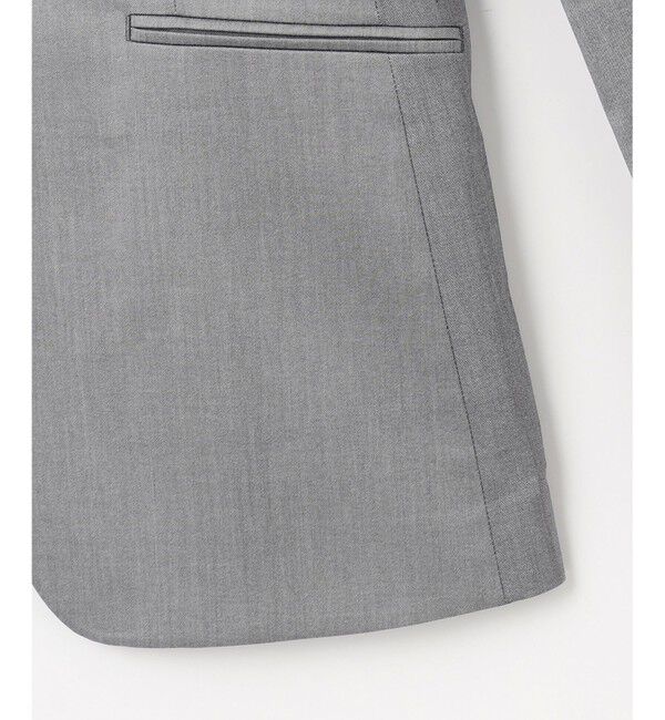 23区「【セットアップ対応/洗える】グロッシーコットンシャンブレー テーラード ジャケット」|テーラードジャケット|