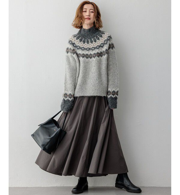 23区「【洗える】ストレッチタイプライター フレア スカート」|スカート|