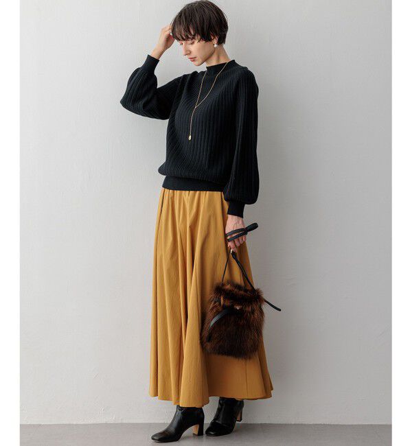 23区「【洗える】ストレッチタイプライター フレア スカート」|スカート|