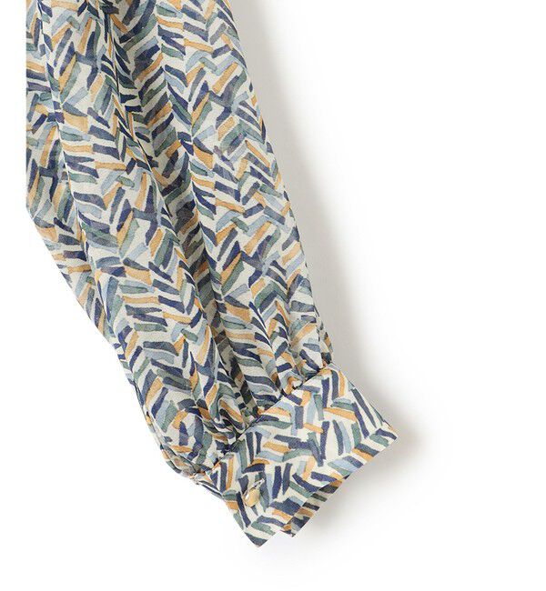 23区「【洗える】シアーヘリンボーンプリント ワンピース」|ワンピース|