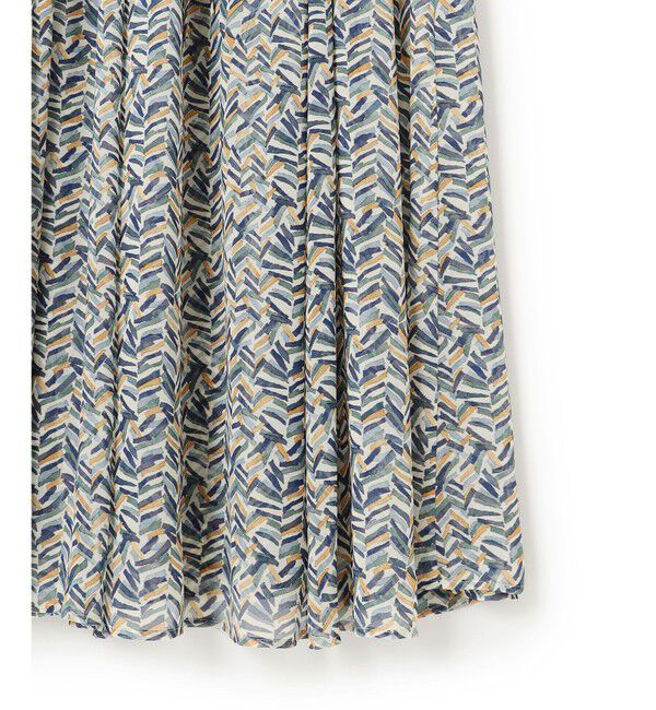 23区「【洗える】シアーヘリンボーンプリント ワンピース」|ワンピース|