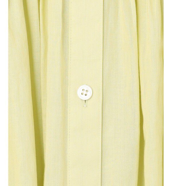 23区「【SLOW/一部店舗限定】コットンボイル ギャザー ブラウス」|シャツ・ブラウス|