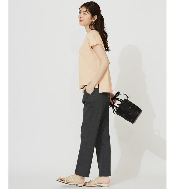 ANY SIS「【洗える】ビジュー付き カットソー」|Tシャツ・カットソー|