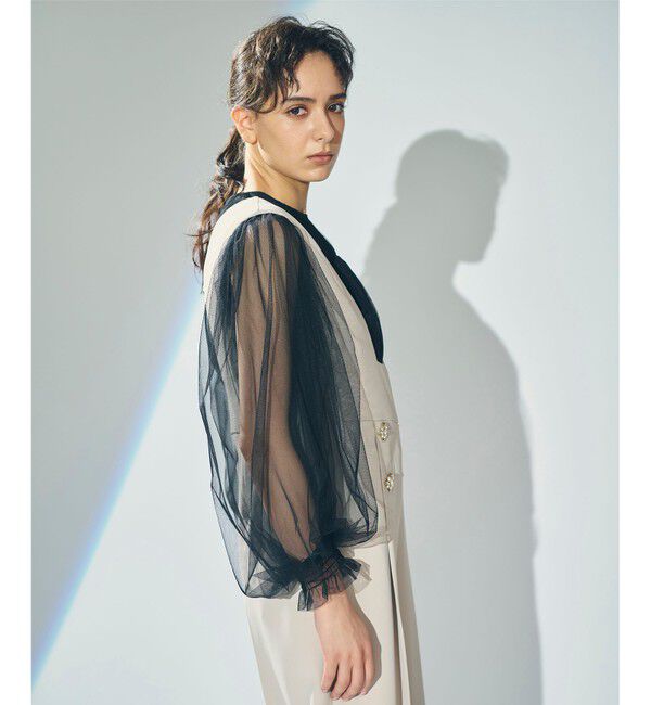 Diagram「ビジュー釦サロペット」|オールインワン|