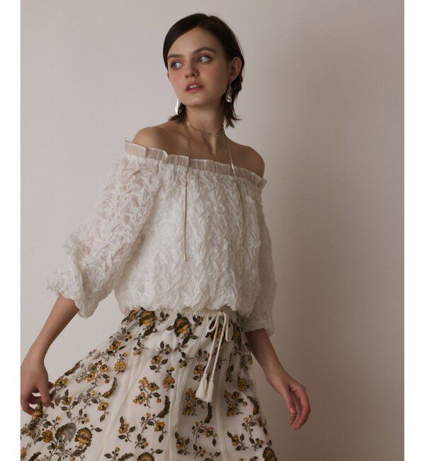 GRACE CONTINENTAL「シャーリングトップ」|その他|