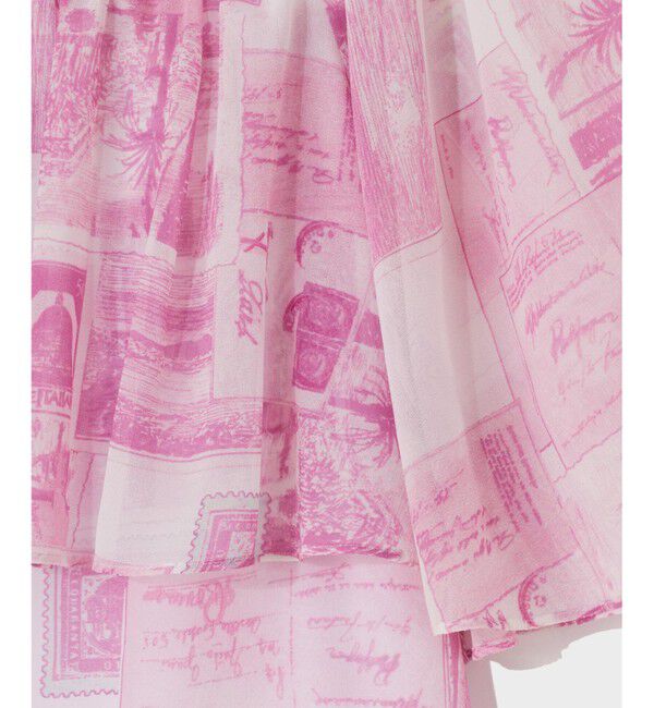 Grace Class「シフォンプリントドレス」|ワンピース|