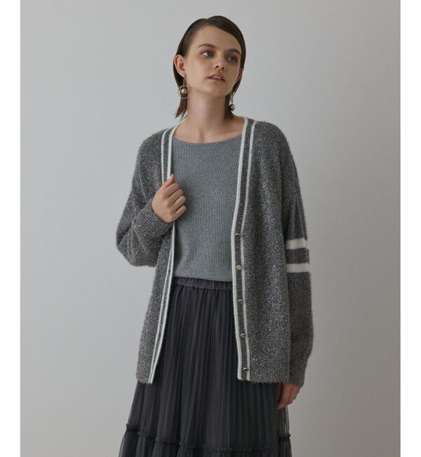 Diagram「グリッターニットカーディガン」|カーディガン|