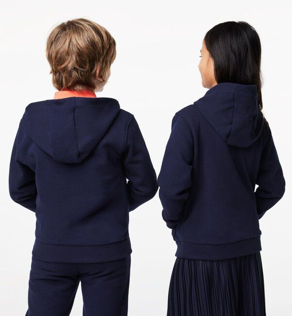 LACOSTE「BOYSミニマルジップアップパーカ」|パーカー|