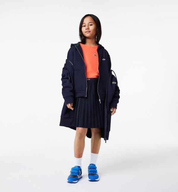 LACOSTE「BOYSミニマルジップアップパーカ」|パーカー|