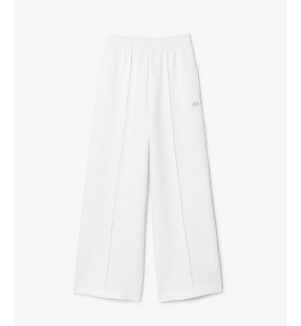LACOSTE「ダブルフェイス鹿の子地ワイドトラックパンツ」|その他|