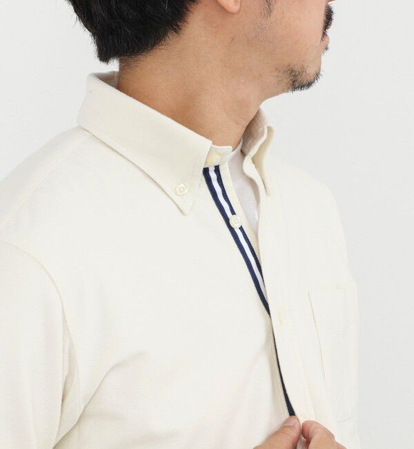 NOLLEY'S goodman「起毛ジャージ テープBD 25AW」|シャツ・ブラウス|