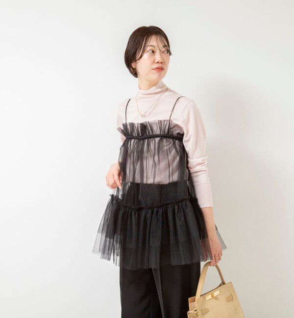 NOLLEY'S sophi「ウォッシャブルチュール2WAYブラウス」|キャミソール|