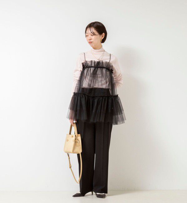 NOLLEY'S sophi「ウォッシャブルチュール2WAYブラウス」|キャミソール|