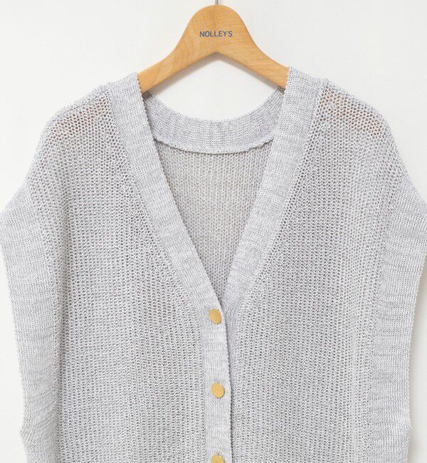 NOLLEY'S「【WEB限定】《手洗い可能》ペーパーヤーン2WAYベスト」|ベスト・ジレ|