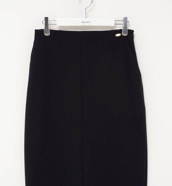 NOLLEY'S「ウォッシャブルニットジョーゼットタイトスカート」|タイト|