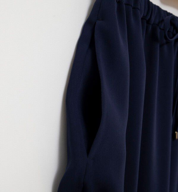 NOLLEY'S「ウォッシャブルハイスペックサテンロングスカート」|フレア|