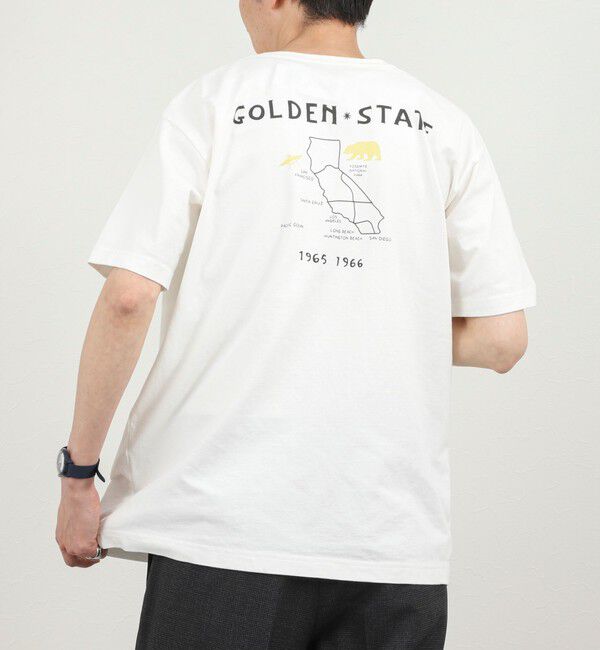 NOLLEY'S goodman「【BARNS OUTFITTERS】別注 MAP GOLDEN STATE プリントTシャツ 26SS」|Tシャツ・カットソー|