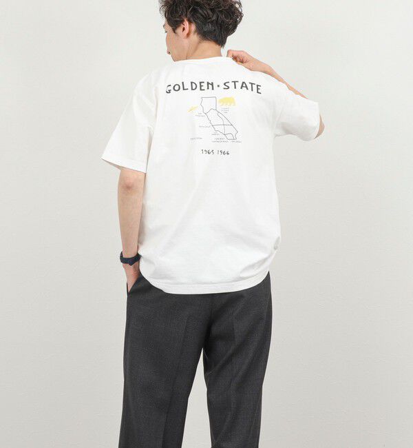 NOLLEY'S goodman「【BARNS OUTFITTERS】別注 MAP GOLDEN STATE プリントTシャツ 26SS」|Tシャツ・カットソー|