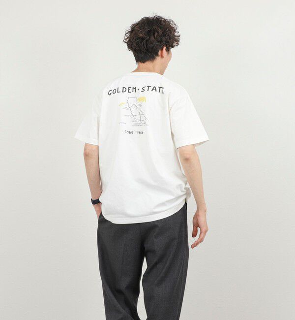 NOLLEY'S goodman「【BARNS OUTFITTERS】別注 MAP GOLDEN STATE プリントTシャツ 26SS」|Tシャツ・カットソー|