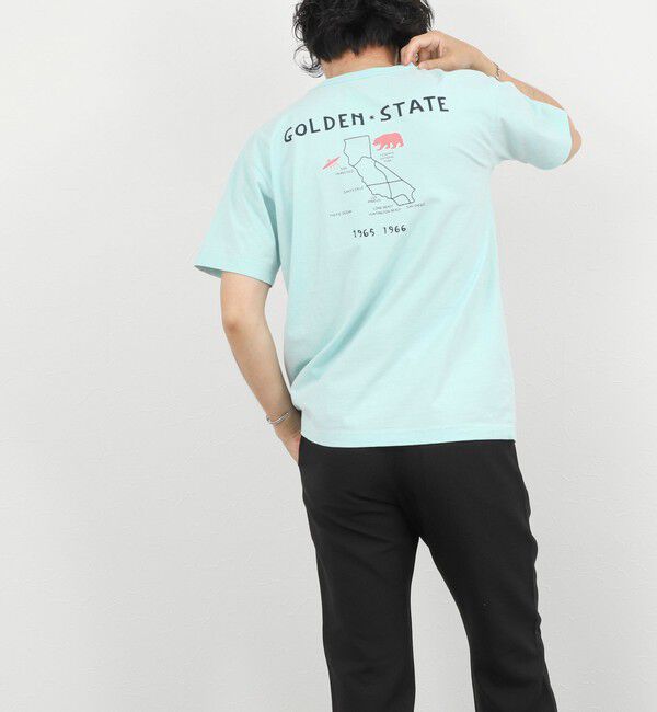 NOLLEY'S goodman「【BARNS OUTFITTERS】別注 MAP GOLDEN STATE プリントTシャツ 26SS」|Tシャツ・カットソー|