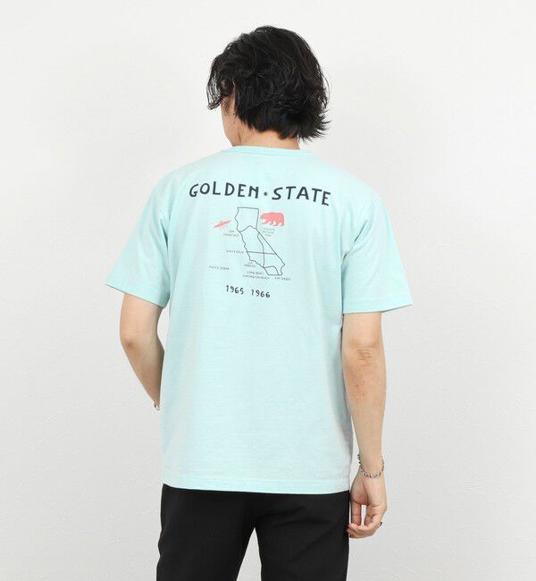 NOLLEY'S goodman「【BARNS OUTFITTERS】別注 MAP GOLDEN STATE プリントTシャツ 26SS」|Tシャツ・カットソー|