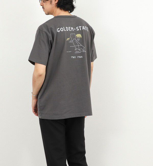 NOLLEY'S goodman「【BARNS OUTFITTERS】別注 MAP GOLDEN STATE プリントTシャツ 26SS」|Tシャツ・カットソー|