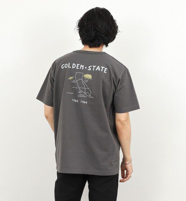 NOLLEY'S goodman「【BARNS OUTFITTERS】別注 MAP GOLDEN STATE プリントTシャツ 26SS」|Tシャツ・カットソー|