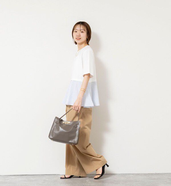 NOLLEY'S「【TRRAZZO DONNA/トラッゾドンナ】Docking Flare Top」|Tシャツ・カットソー|