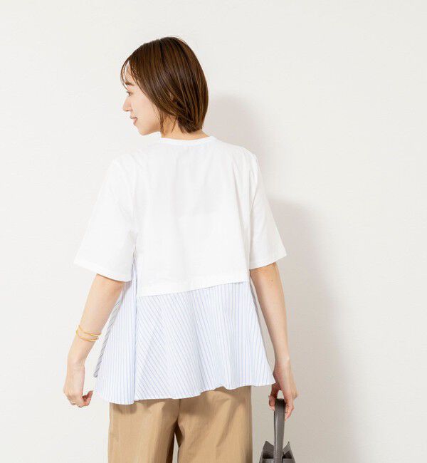 NOLLEY'S「【TRRAZZO DONNA/トラッゾドンナ】Docking Flare Top」|Tシャツ・カットソー|