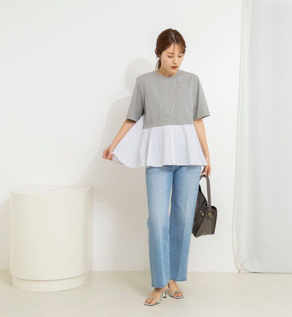 NOLLEY'S「【TRRAZZO DONNA/トラッゾドンナ】Docking Flare Top」|Tシャツ・カットソー|