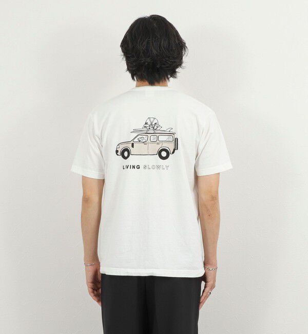 NOLLEY'S goodman「別注 SLOWLY WAGON バックプリントTシャツ 26SS」|Tシャツ・カットソー|