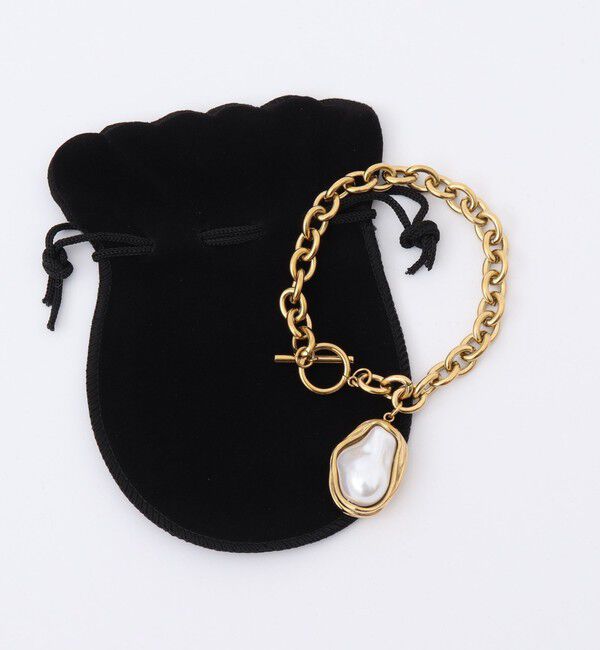 NOLLEY'S「【MERAKI/ メラキ】Oval Pearl Braceletオーバルパールブレスレット」|ブレスレット・バングル|