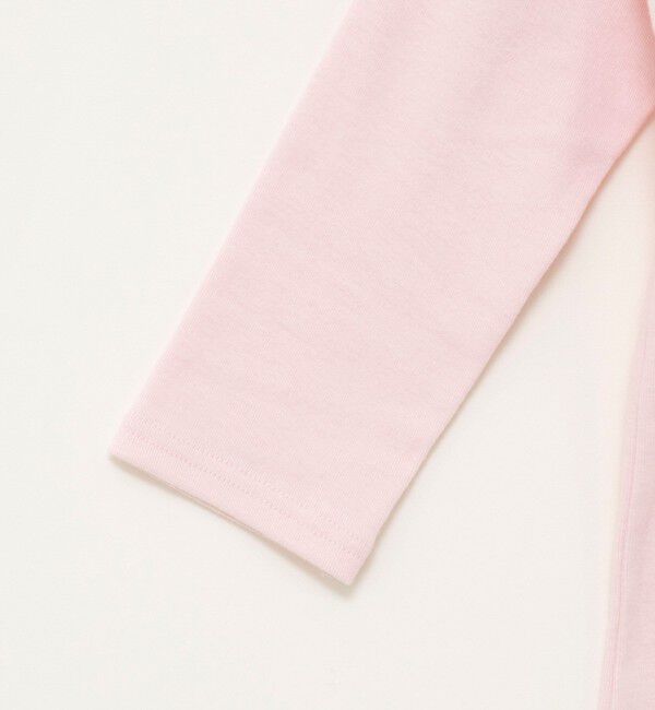 MAQWEL「【MAQWEL/マクウェル】ウォッシャブルCOTTON RIB 7分袖VネックTシャツ」|Tシャツ・カットソー|