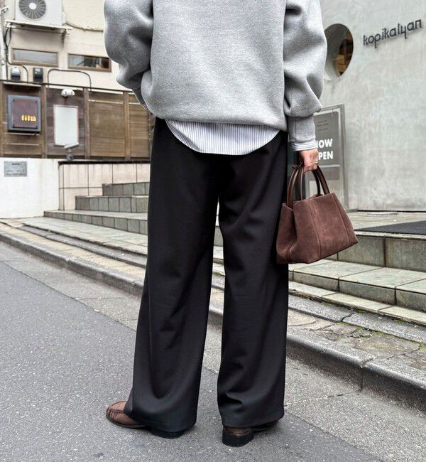 fredy emue「ウールライク5ポケイージーパンツ」|チノ|