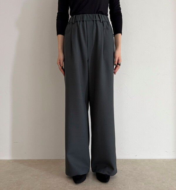 fredy emue「ウールライク5ポケイージーパンツ」|チノ|