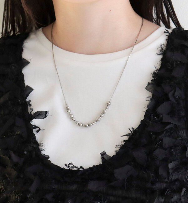 fredy emue「ボールメタルトップアジャストネックレス」|ネックレス|