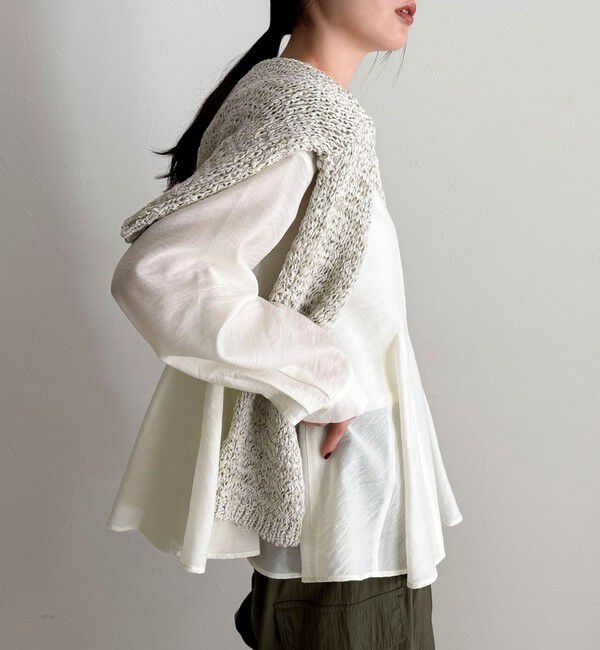 fredy emue「ペプラムシアーボリュームブラウス」|シャツ・ブラウス|