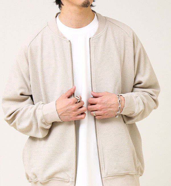 GLOSTER「【きれいめに使える】フクレジャガード MA1カーデ」|カーディガン|