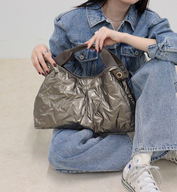 fredy emue「星キルト2WAYトートバッグ」|ショルダー・メッセンジャー|