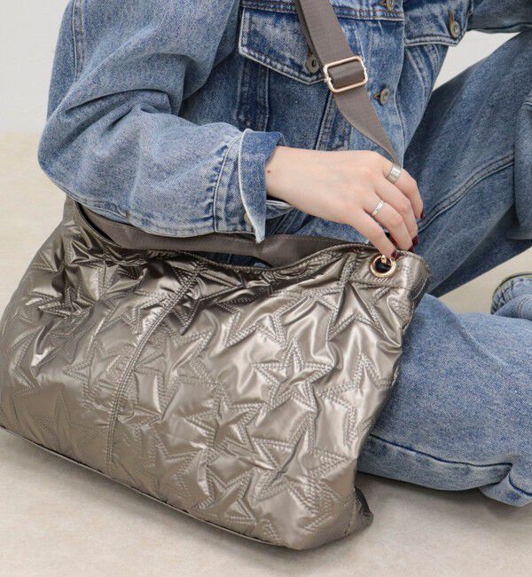 fredy emue「星キルト2WAYトートバッグ」|ショルダー・メッセンジャー|